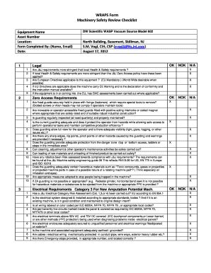 Machine Safety Checklist PDF: Complete with ease | airSlate SignNow