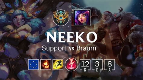 Neeko Support Vs Braum EUW Master Patch 8 24 YouTube