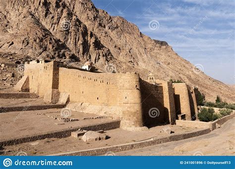 St Catherine S Monastery Located In Desert Of The Sinai Peninsula In