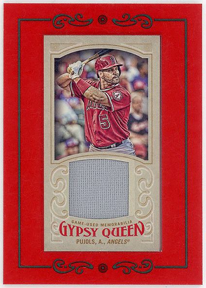 Yahoo Angels Albert Pujols Topps Gypsy Queen