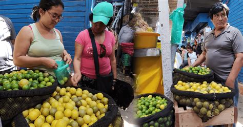 Precio del limón continúa aumentando y preocupa en Chiclayo