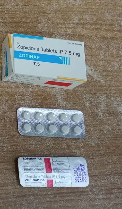 Zopiclone Zopinap Mg X Tablet At Rs Stripe In Nagpur Id