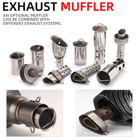 Universal Front Mid End Catalyst DB Killer For Motorcycle Exhaust