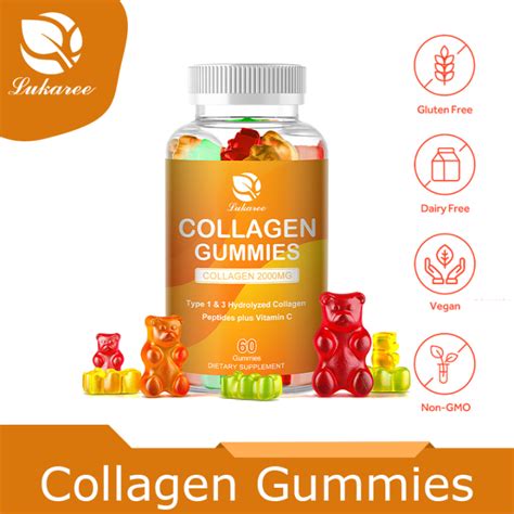 Collagen Glutathione Gummies Anti Aging Whitening Gummies Skin Glow