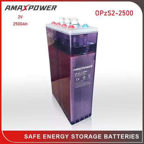 Long Life VRLA Batterie 2V 2500ah Opzs Vented Tubular Flooded Lead Acid