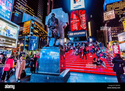 Times Square Theater District Manhattan New York New York USA Stock