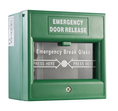 Hikvision Emergency Break Glass Door Release Green Cybersolutiononline