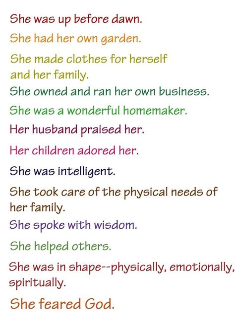 The Proverbs 31 Woman A Role Model For All Women