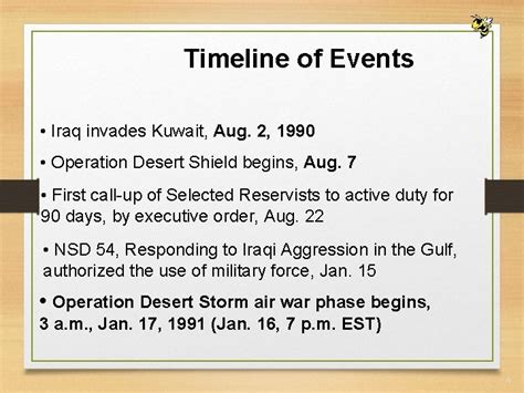 Operation Desert Storm Overview of the Gulf War