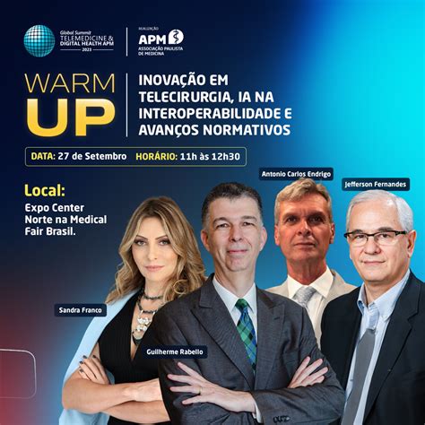 Global Summit APM realiza Warm Up na Medical Fair Brasil 2023 em São