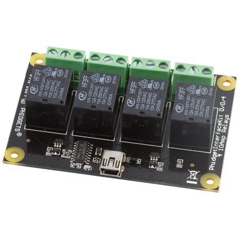 Phidgets Relay Interface Kit 004 Robotshop