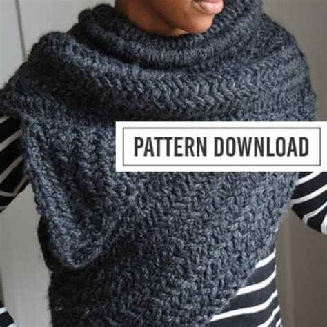 Katniss Cowl Pattern Etsy