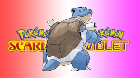 Pokemon Scarlet And Violet Steel Blastoise Rewards All Item Drops From