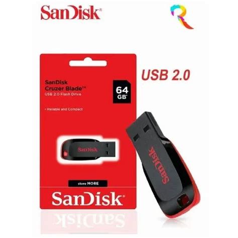 Sandisk Cruzer Blade 64GB Pen Drive at ₹ 400/piece | SanDisk Pen Drive ...