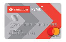 Tarjeta de crédito Access MasterCard del banco Santander