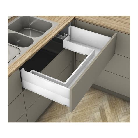 Blum 453E500WH WA MERIVOBOX INSERTA 20 Inch Length Wraparound Sink