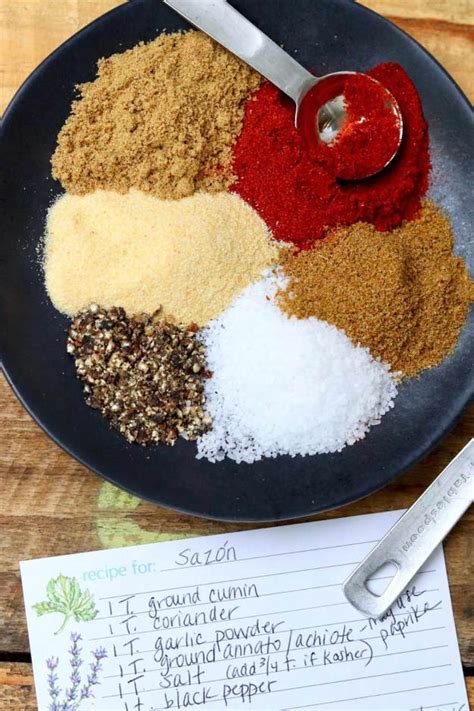 Homemade Sazón Seasoning The Fountain Avenue Kitchen