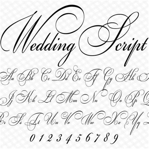 Cursive Letters Font Wedding Font Cursive Font Cursive Script - Etsy in ...