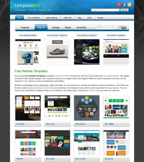 14 Best Website Free Templates Download - freshDesignweb