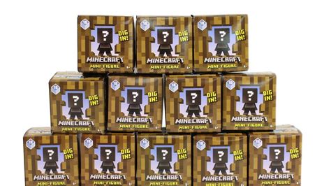 Minecraft Mini Figure Series 10 Wood Series Blind Box Set Opening With Codes Youtube