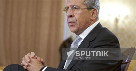 Interview Of Russian Foreign Minister Sergei Lavrov Sputnik Mediabank