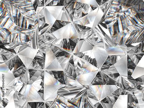 diamond texture closeup and kaleidoscope Stock Photo | Adobe Stock