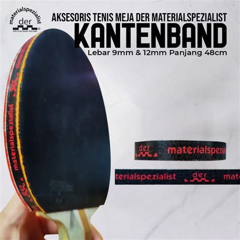 Jual Side Tape Kayu Bat Tenis Meja Der Materialspezialist Edge Tape