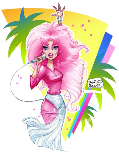 Jem Jem Is Excitement By Darkodordevic On Deviantart Jem And The Holograms Art Pages