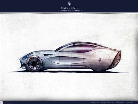 Maserati GranTurismo Concept 2020 Design Sketch Car Body Design