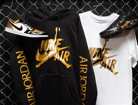 Jordan x Nike Metallic Gold Smash Up Clothing and Shoes | SneakerFits.com