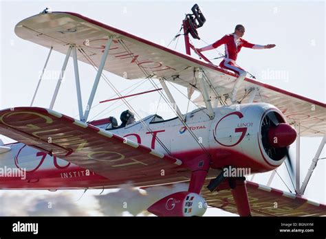 Team Guinot Formation Wingwalking Raf Hi Res Stock Photography And