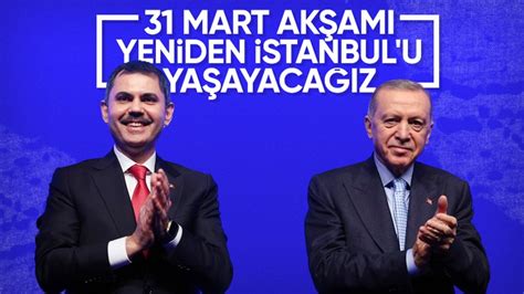 Cumhurbaşkanı Erdoğan dan yerel seçim mesajı Murat Kurum la yeniden