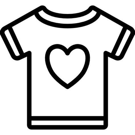 Free Heart T-Shirt Icon | SVG, PSD, PNG, EPS Formats