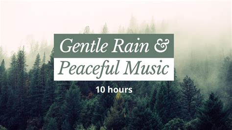 Best Sleep Ever Hrs Of Gentle Rain Sounds Peaceful Music Relax