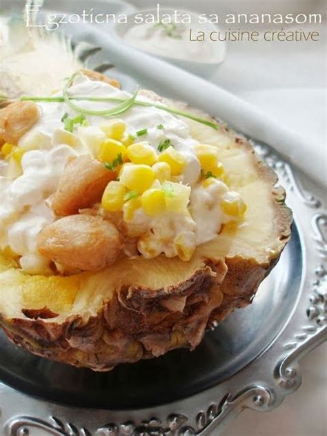 Salata Sa Piletinom I Ananasom Pineapple Chicken Sweet Recipes