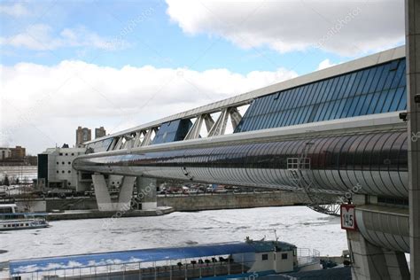 Bagration bridge in Moscow Russia — Stock Photo © slowbird #5479299