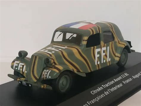 Citroen Traction Avant Bl Force Francaises France Scale