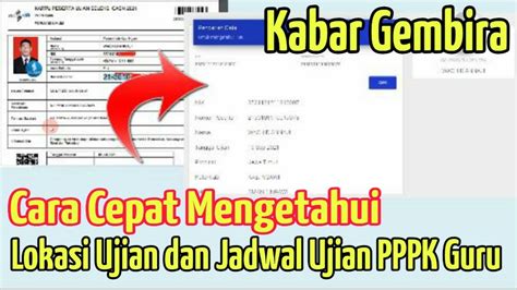 Live Sukses Cek Lokasi Ujian Pppk Guru 2021 Dan Cara Melihat Jadwal Ujian Pppk Guru 2021 Youtube