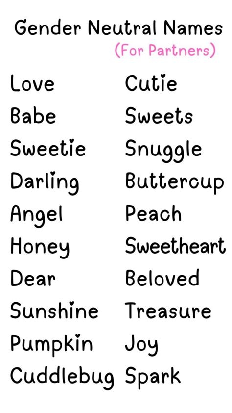 Printable List Of Gender Neutral Names Printables Hub