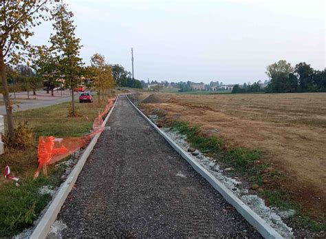 Lavori Di Realizzazione Della Nuova Pista Ciclo Pedonale Tra Collecchio