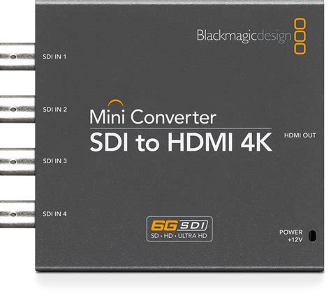 Blackmagic Convmbshdmi K Quad Link Mini Converter Sdi To Hdmi K