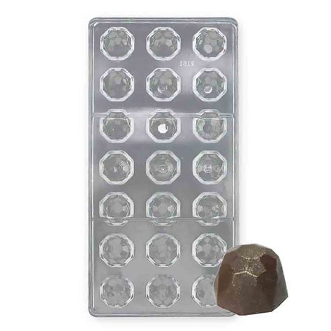 Diamond Sphere Polycarbonate Chocolate Mold Country Kitchen