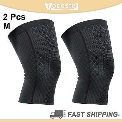 Pcs Knee Sleeve Knee Support Compression Brace For Women Men Nylon