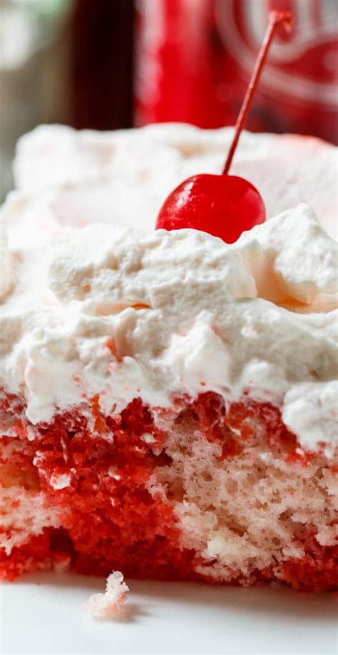 Cheerwine Poke Cake Spicy Southern Kitchen