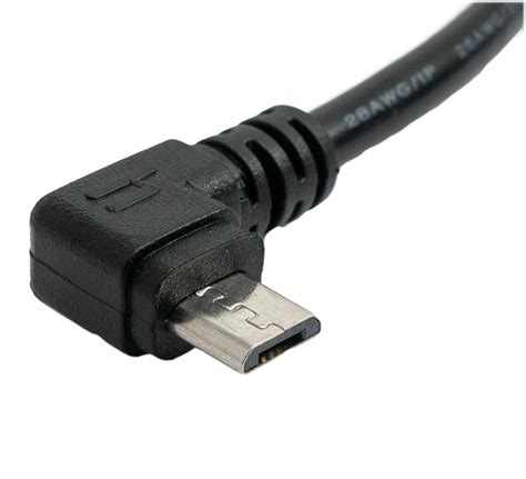 Usb Kabel Cm Micro B Buchse Zu Stecker Adapter Schraube Winkel