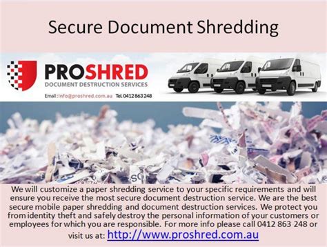 Secure Document Shredding By Proshred Issuu