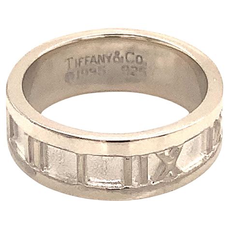 Tiffany And Co Anello Di Tenuta In Argento Sterling Da Grammi In