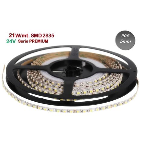 Tira Led Mts Flexible V W Led Smd Ip K Mm