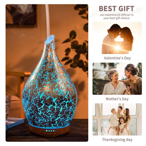 Porseme Ml Essential Oil Diffuser D Glass Aromatherapy Diffusor