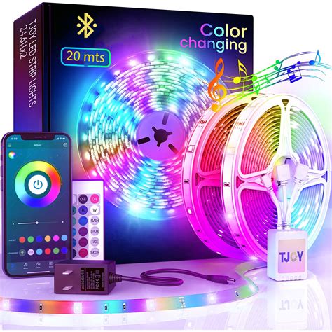 Cinta De Luz Led Rgb 5 Metros Tira Led Control Bluetooth Luegopago